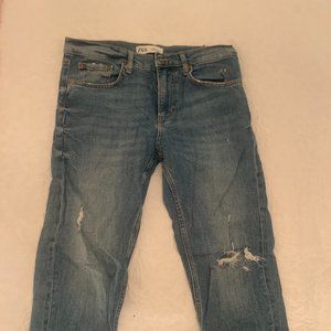 ZARA Slim Boyfriend Jean in Valley Blue
